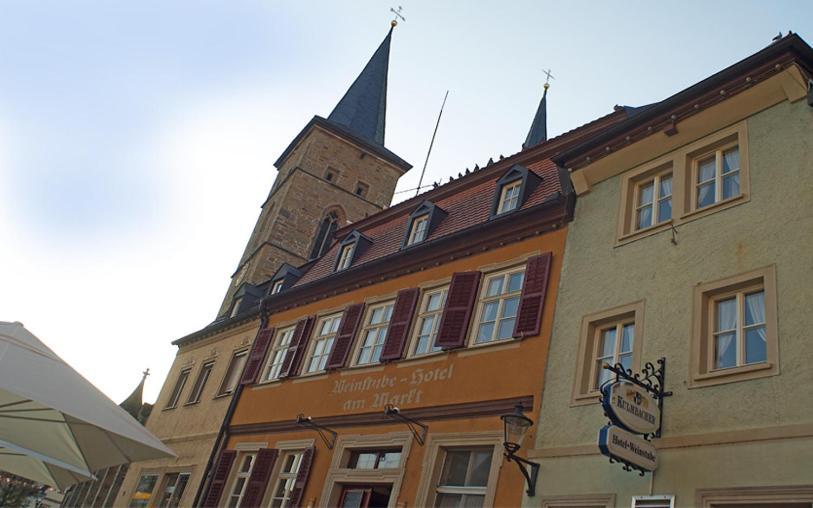 Hotel Weinstube Am Markt Gerolzhofen Eksteriør billede